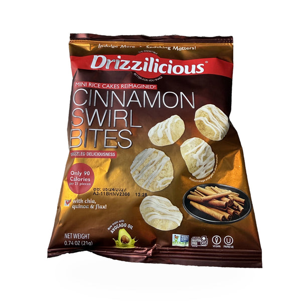 Drizzilicious Cinnamon Swirl Bites – 0.74 oz