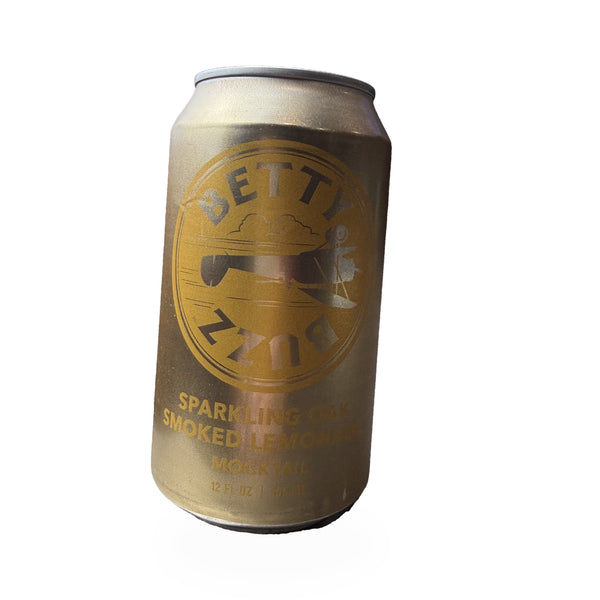 Betty Buzz Oak Smoked Lemonade Sparkling Mocktail – 12 fl oz