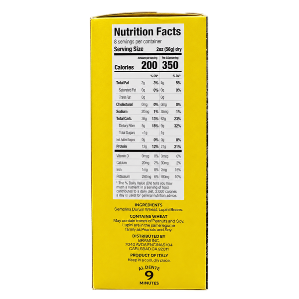 Brami Protein Pasta, Curly Mac, 16 oz