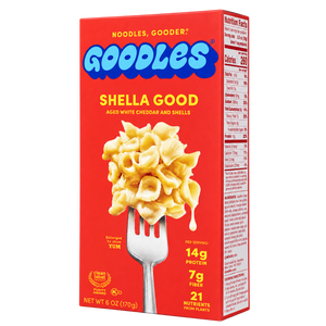 Goodles Shella Good Aged White Cheddar and Shells, 6 oz