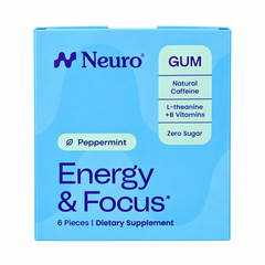 Neuro Gum, Peppermint, 6 pieces