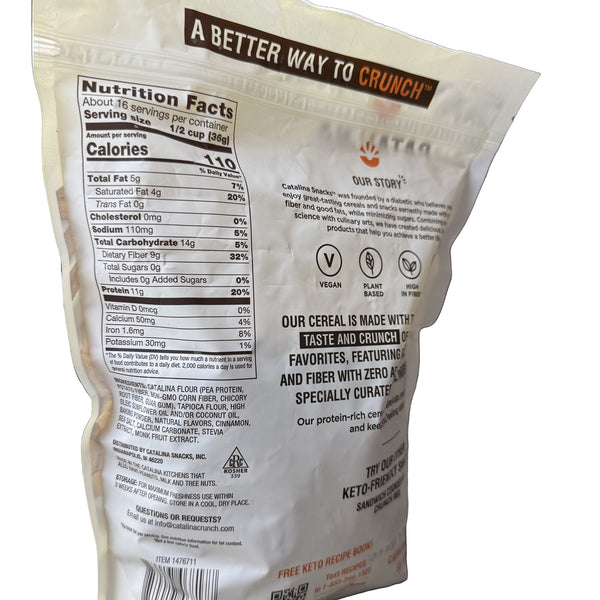 Catalina Crunch Cinnamon Toast Keto Cereal – 9 oz